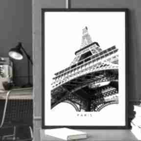 czarno biały - 40x50 cm 8-2 0014 plakaty raspberryem plakat, architektura, miasto, paryż
