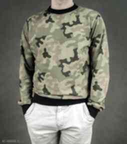 Bluza dresowa moro męska camouflage lil yo odziez, cienka klasyczna