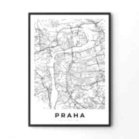 Obraz mapa: praga