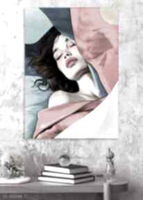 Kobiecy sekret - wydruk na 50x70 cm B2 justyna jaszke, portret, obraz płótnie, miłość