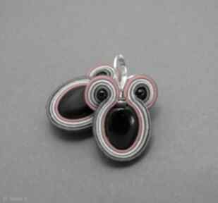 Soutache, sznurek, eleganckie onyks, kolorowe, czerwone