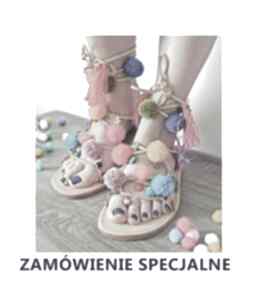 Zamówienie specjalne dla pani magdaleny buty mro soutache sandały