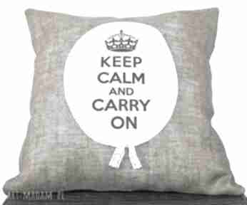 Poduszka dekoracyjna - keep calm" ehomi, dekoracja, prezent