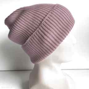 Beanie z wełny merino varella 100% baby 08 fuksja nitkowe love czapki, wełniana, merynos