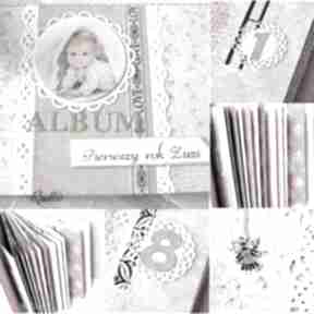 Album dla dziewczynki scrapbooking albumy rudlis, chrzest, pamiątka, dziecko, urodziny