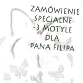 Zamówienie specjalne - 3 motyle dla pana filipa witraże pi art motyl