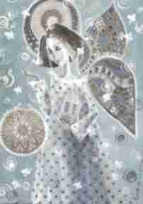 Słoneczna dusza mojego domu plakat oprawiony marina czajkowska 4mara, anioł, prezent