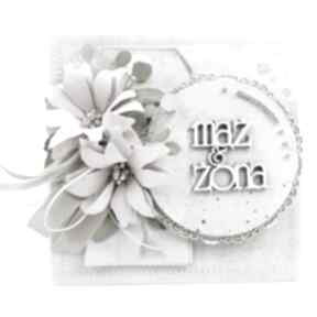 Ślub, życzenia. Gratulacje, rocznica: para scrapbooking kartki marbella