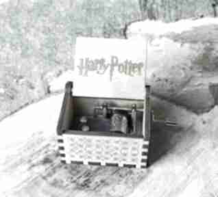 dekoracje eko craft harry, potter, pozytywka, drewniana, prezent, film