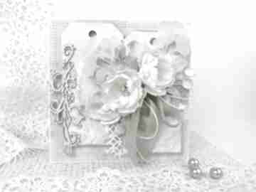 Kremowa w pudełku scrapbooking kartki marbella ślub, krem, kwiaty, rocznica, urodziny