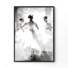 Plakat baletnice dziewczyny - format A4 plakaty hogstudio, dla prezent
