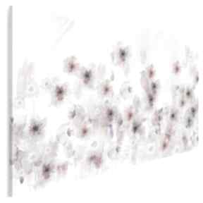 Obraz na płótnie - różowy 120x80 cm 86501 vaku dsgn kwiaty, łąka, ptak, natura, rośliny