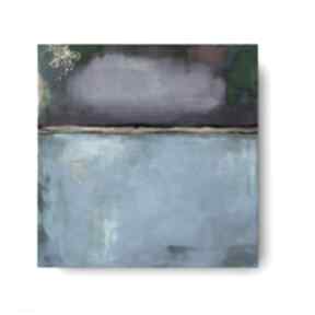 Abstrakcja obraz akrylowy formatu 60 cm paulina lebida, nowoczesny, kwadrat, płótno