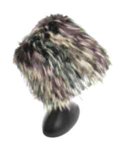 Szalona kolorowy włos, bardzo ciepła, na małą głowę obwód 54 55cm, dla arty ruda klara czapka