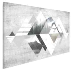 Obraz na płótnie - 120x80 cm 19601 vaku dsgn abstrakcja, góry, trójkąty, nowoczesny, kształty
