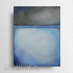 Abstrakcyjny obraz akrylowy 50 x 40 cm - ręcznie malowany