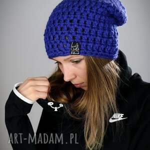 czapka mono 11 - ultramaryna