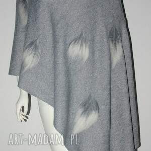 szal filcowany wełną malowany - Dodatki szaliki