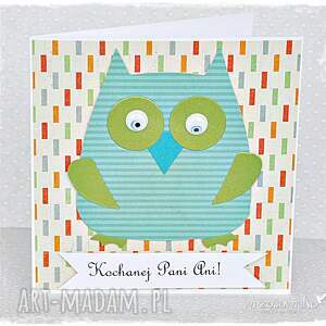 handmade scrapbooking kartki kartka dla nauczyciela - personalizacja