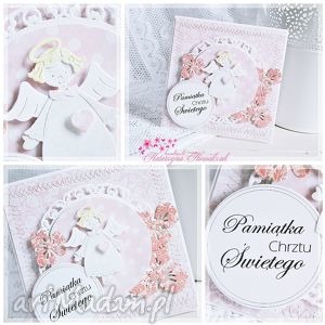 handmade scrapbooking kartki chrzest święty