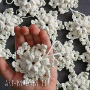 śnieżynka - zawieszka, ozdoby świąteczne, ozdoby