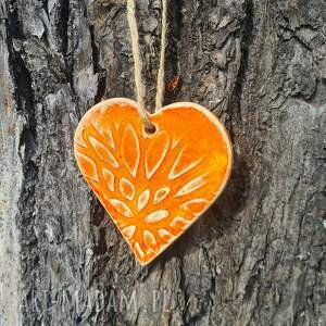 serce ceramiczne, ozdoba, prezent, święta