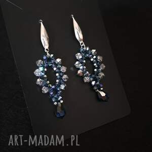 „Montana Vitrail” Wiszące, Lekkie Kolczyki z kryształków