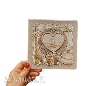 handmade scrapbooking kartki kartka na narodziny