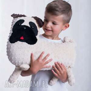 przytulanka dziecięca pies mops - AtelierMalegoDesignu dla dziecka