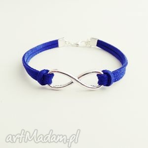 handmade blue infinity