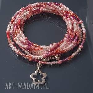 bransoletka boholinka landrynka, kolorowa bizuteria unikat, kolorowe bransoletki
