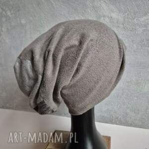 czapka rozmiar uniwersalny dla m smerfetka dobra na codzienne noszenie szara