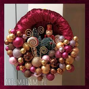 świąteczny, basniowy, wieniec bajkowy