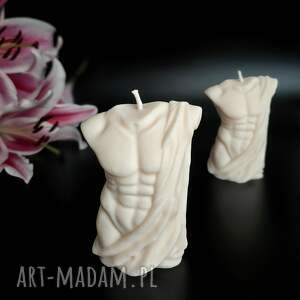 świeca sojowa man, dekoracje do salonu, prezent dla niej