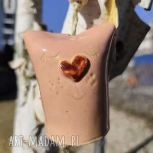 dzwonek kot ceramiczny, prezent, ogród, balkon