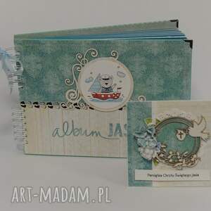 scrapbooking albumy album na chrzest, pod choinkę prezent