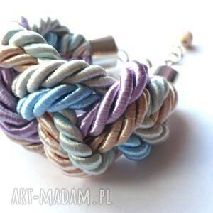 ręcznie zrobione knot! Collection - pastel giant