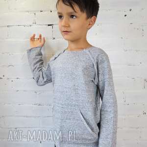 bluza basic gray, raglan, dziecko, szkoła, przedszkole wiosna