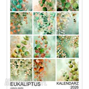 Prezent Kalendarz 2026 Eukaliptus 15x21 cm
