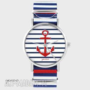 zegarek, bransoletka - kotwica paski, nato marynarski, pasy, prezent
