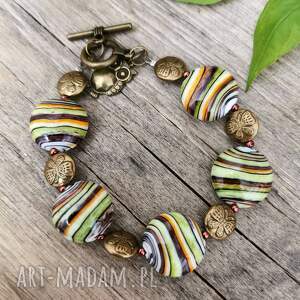 Prezent Bransoletka z ceramicznych korali w110