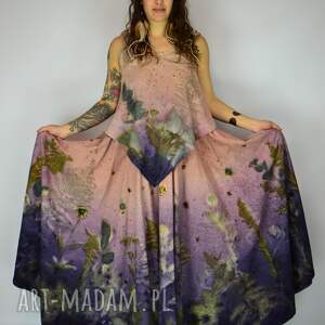 Barwiona roślinami Dzika Spódnica Polna Wróżka 2, maxi