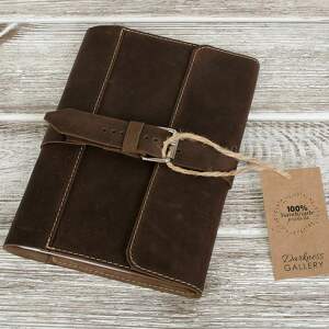 ręcznie robiony skórzany notes, okładka - Darkness Gallery notesy