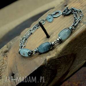 X 3 akwamaryn, modna bransoletka