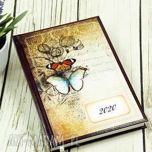 kalendarz książkowy 2020-motyle, notes