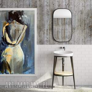 woman 100x70, obraz do salonu zmysłowy obraz, miłość, sztuka