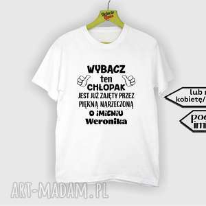 ręcznie robione upominek koszulka z nadrukiem dla narzeczonego, super faceta, pan młody