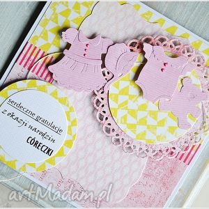 handmade scrapbooking kartki gratulacje - córka