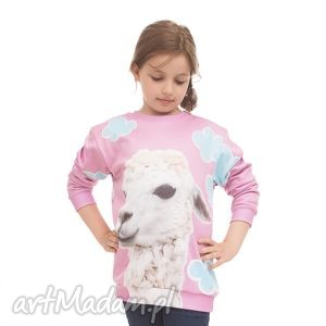 ręcznie wykonane bluza dla dzieci z lamą