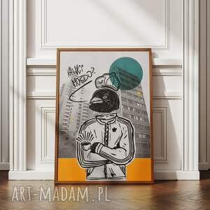 Kawki mordo? (A3 29,7x42cm) muzyczny, plakat kawa